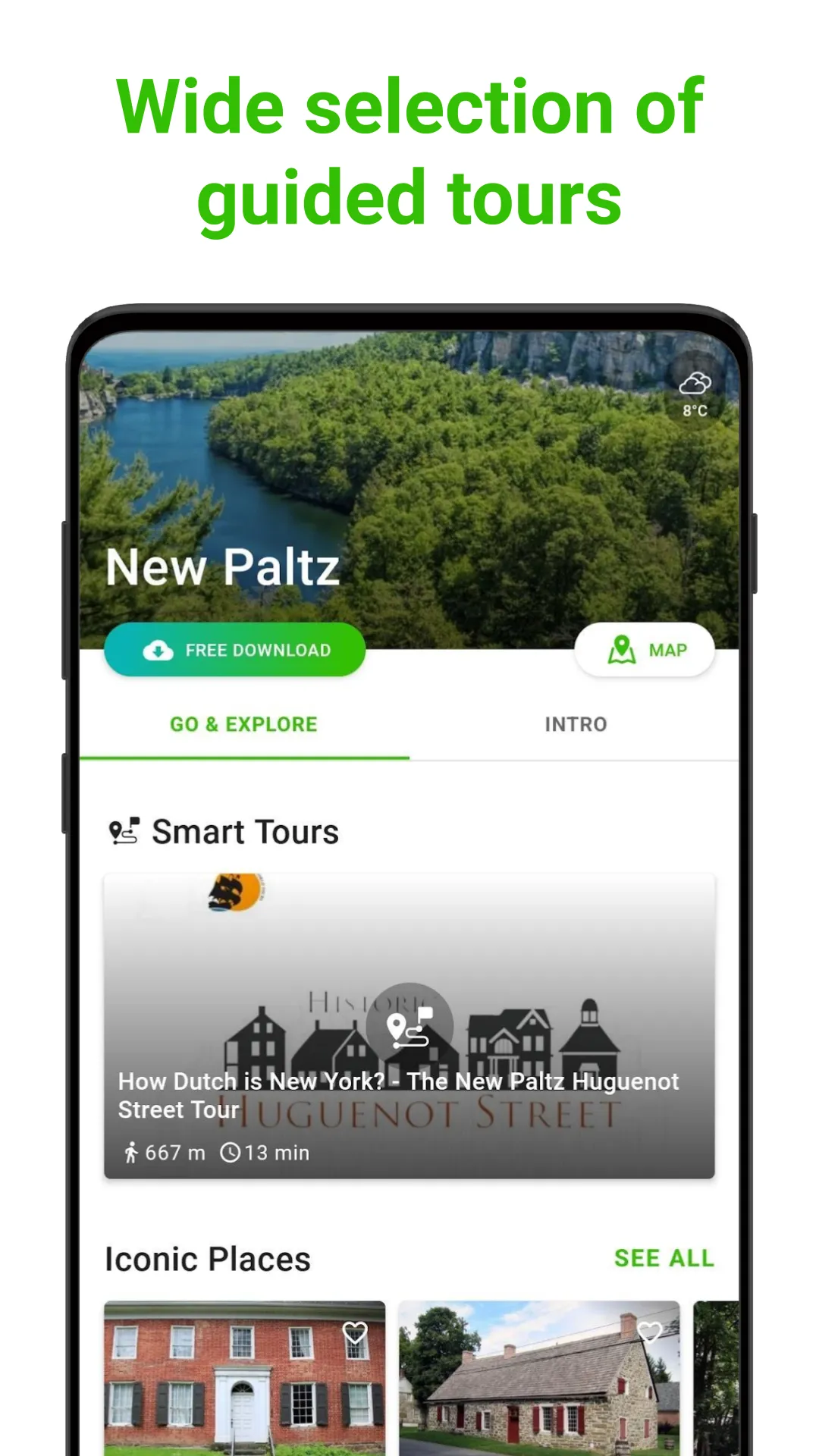 New Paltz SmartGuide | Indus Appstore | Screenshot