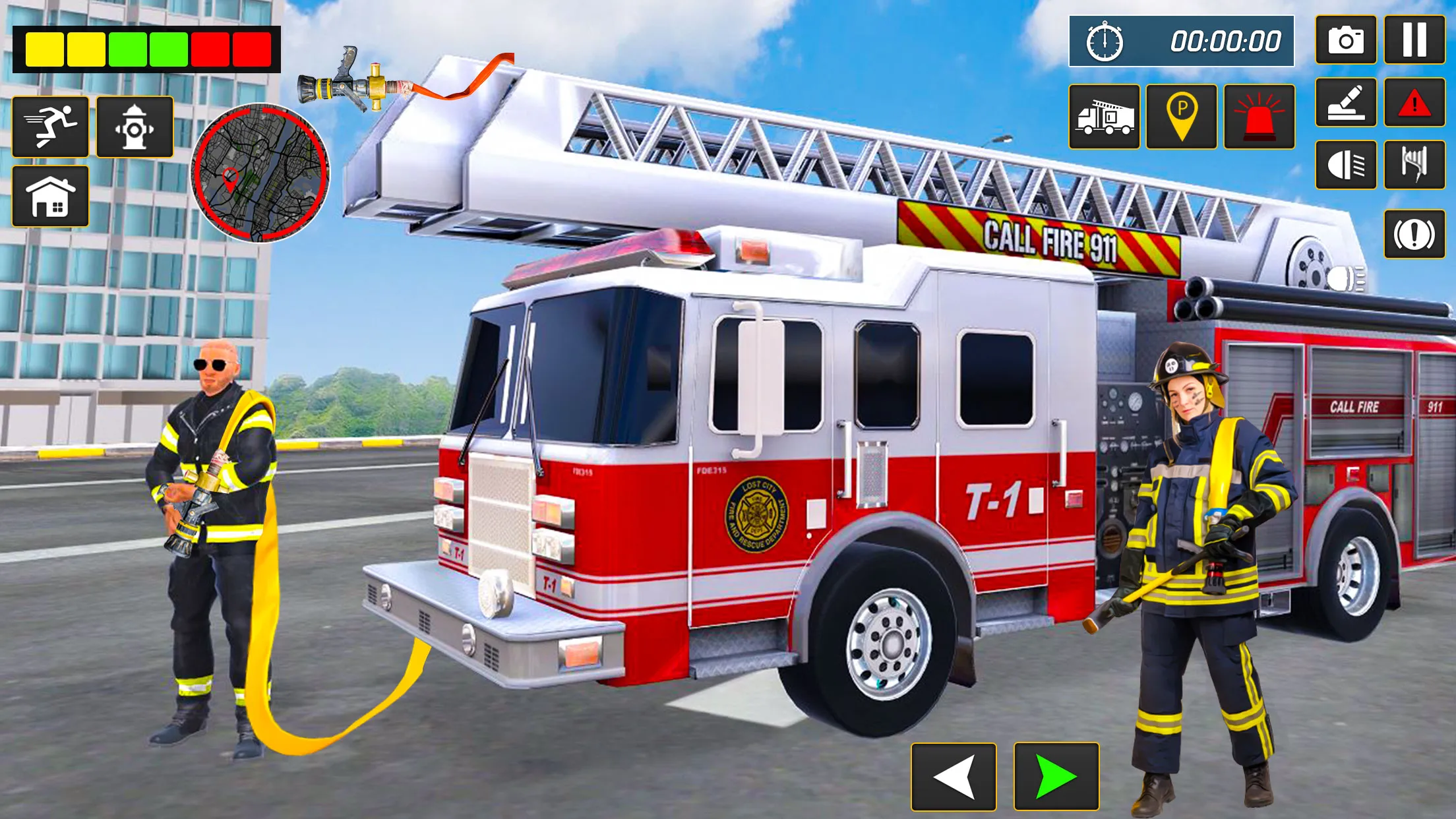 Fire Truck Sim Rescue Games | Indus Appstore | Screenshot