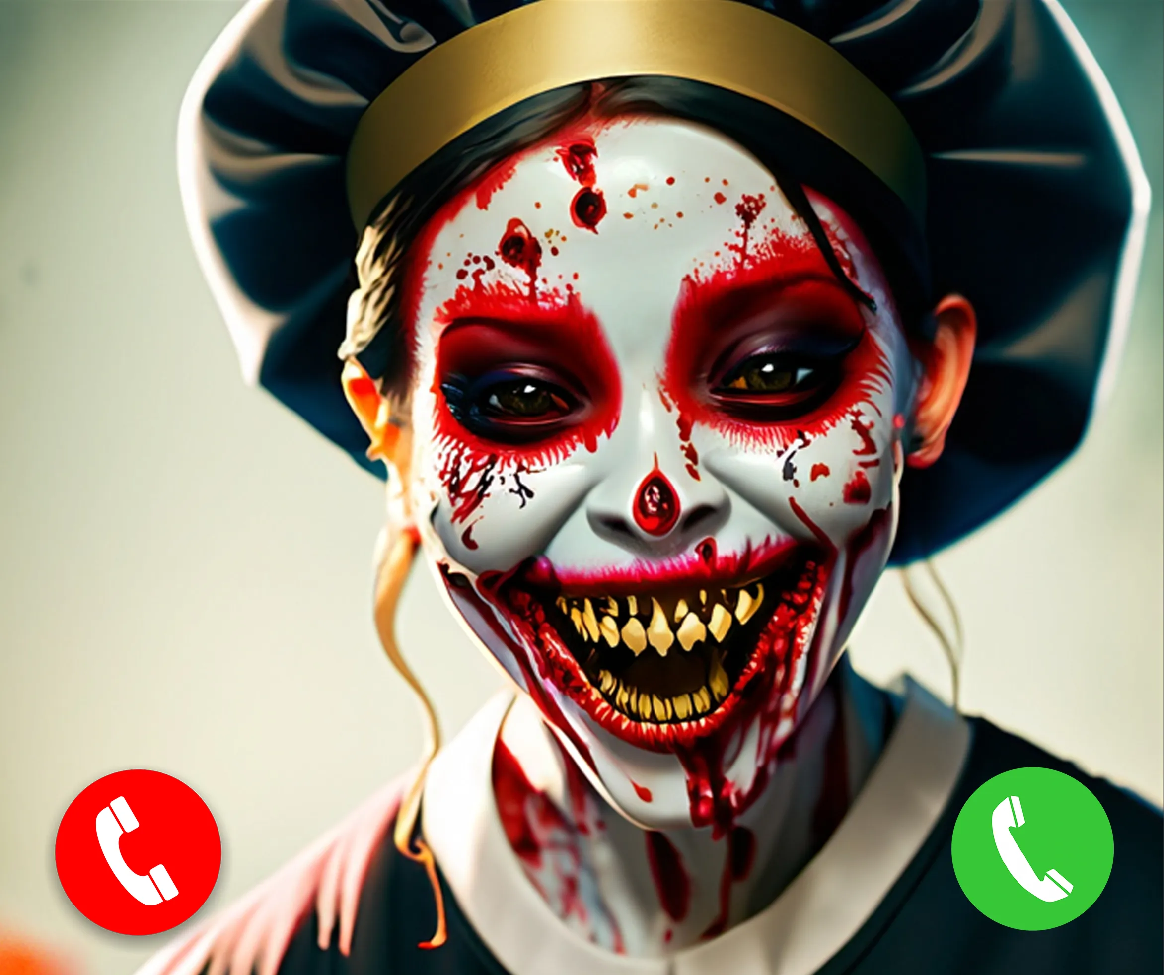 Scary NUN Video Call Prank | Indus Appstore | Screenshot