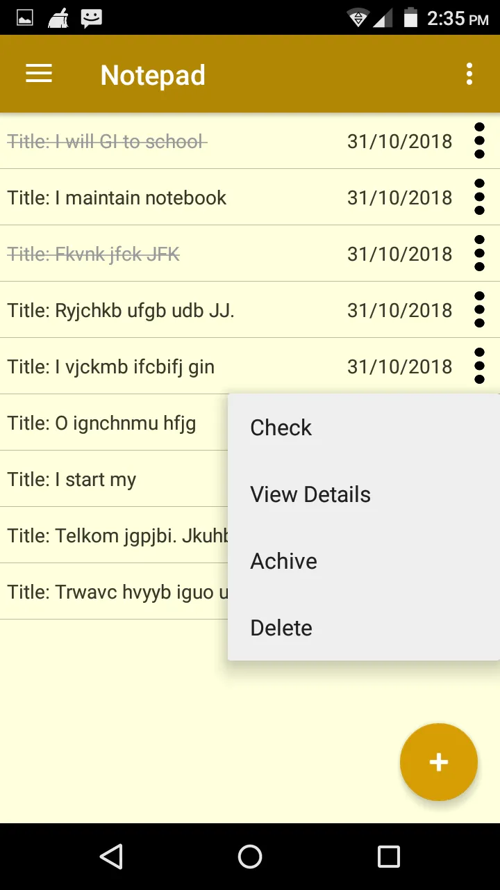 Notepad Lite - Simple Notebook | Indus Appstore | Screenshot