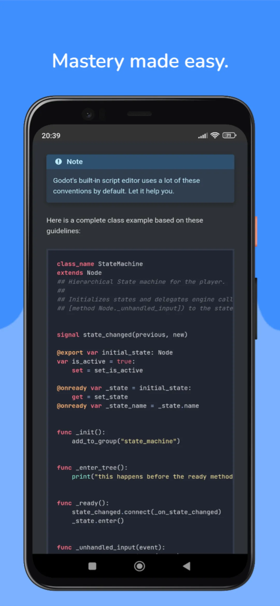 Godot Docs | Indus Appstore | Screenshot