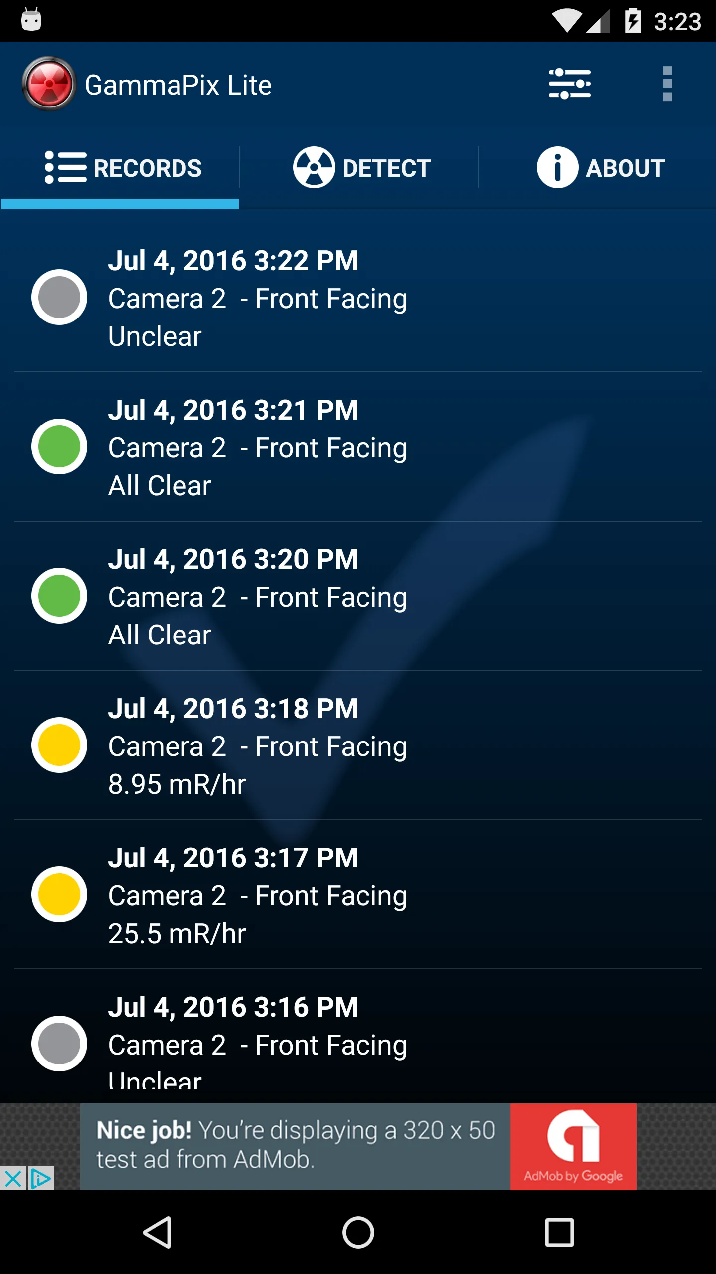 GammaPix Lite-Gamma Rad Detect | Indus Appstore | Screenshot
