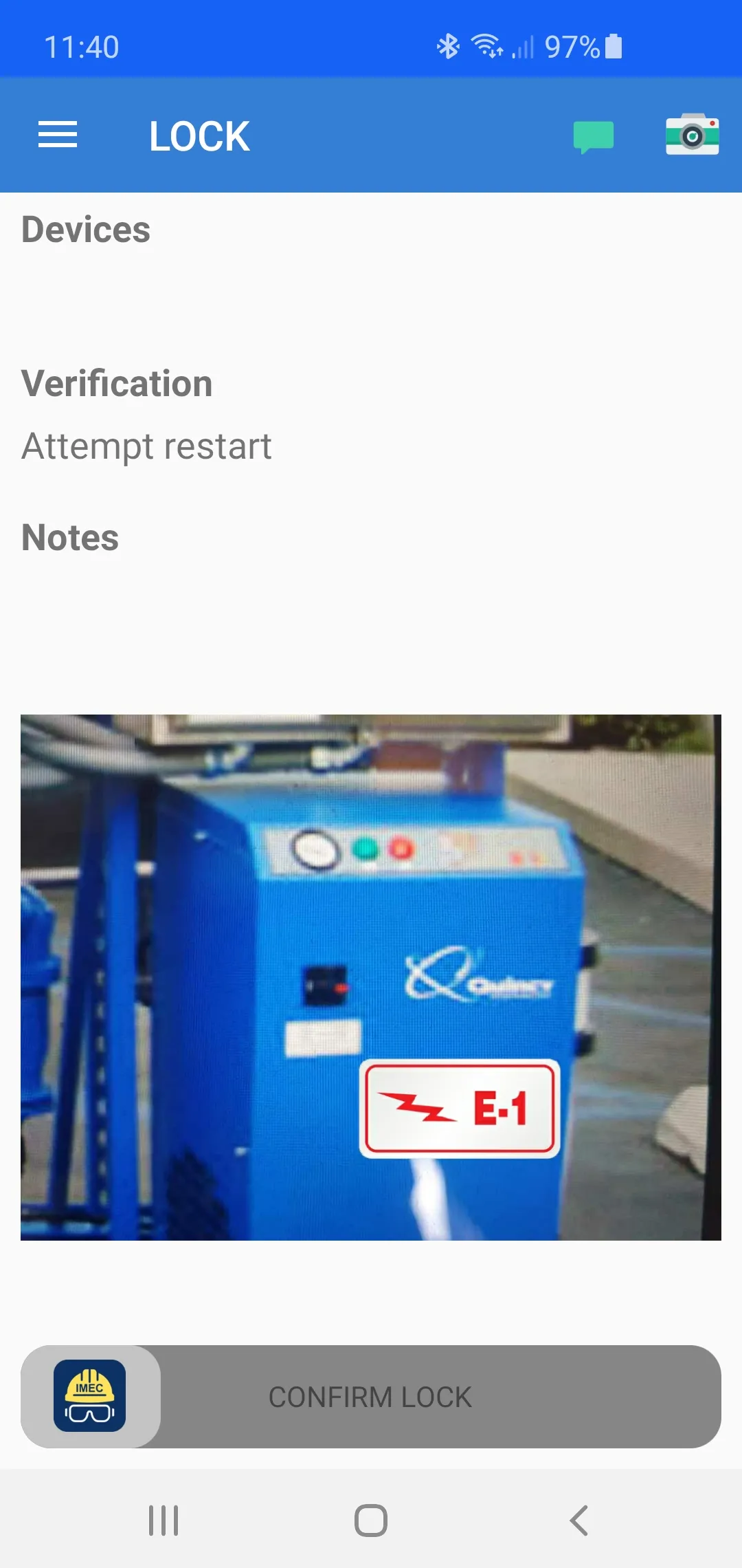 IMEC Lockout Tagout | Indus Appstore | Screenshot