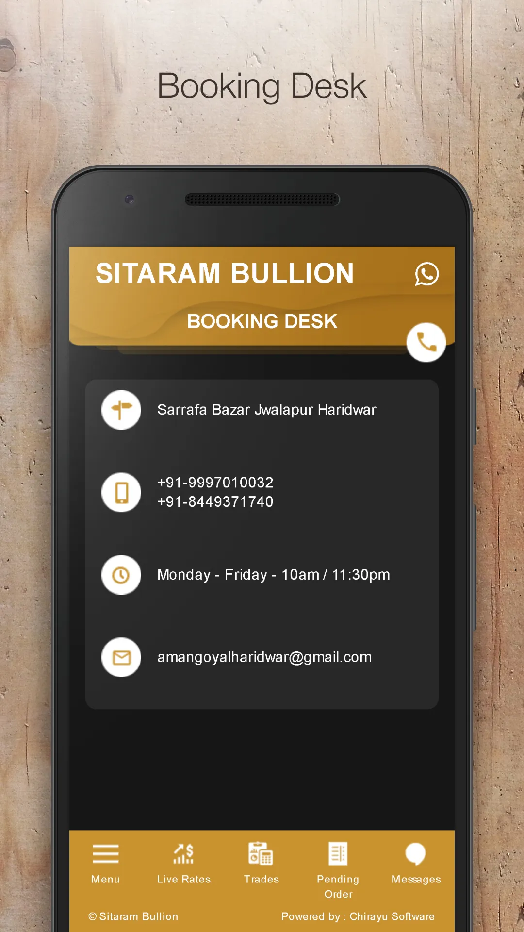 Sitaram Bullion | Indus Appstore | Screenshot