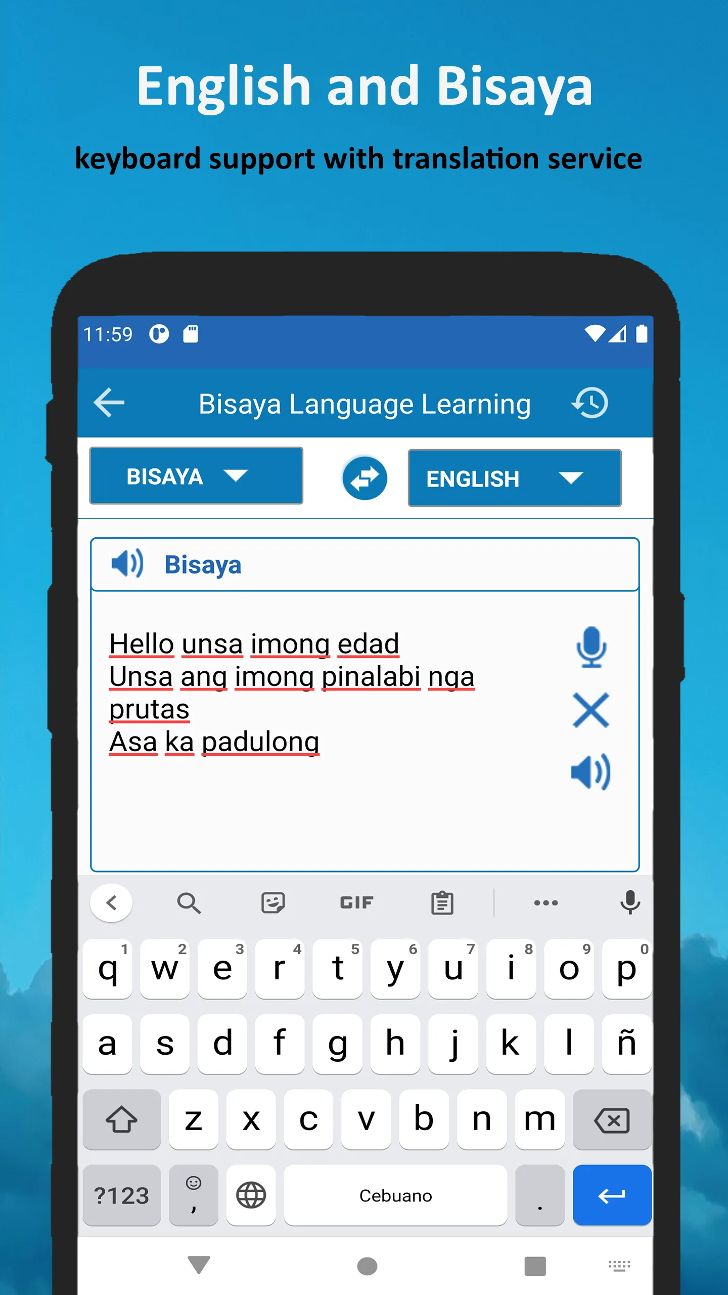 English Bisaya Dictionary | Indus Appstore | Screenshot