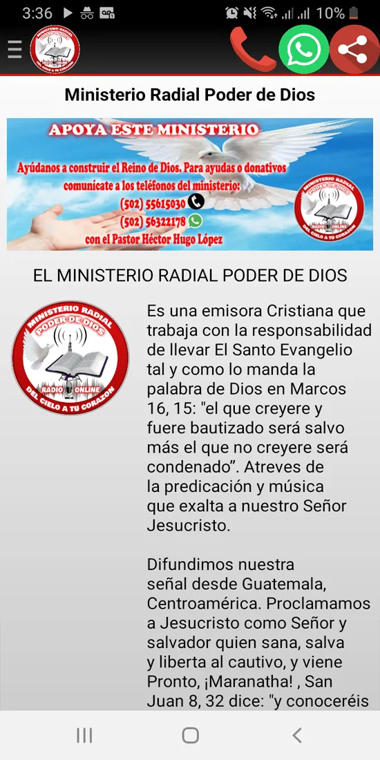 Ministerio Radial Poder de Dio | Indus Appstore | Screenshot