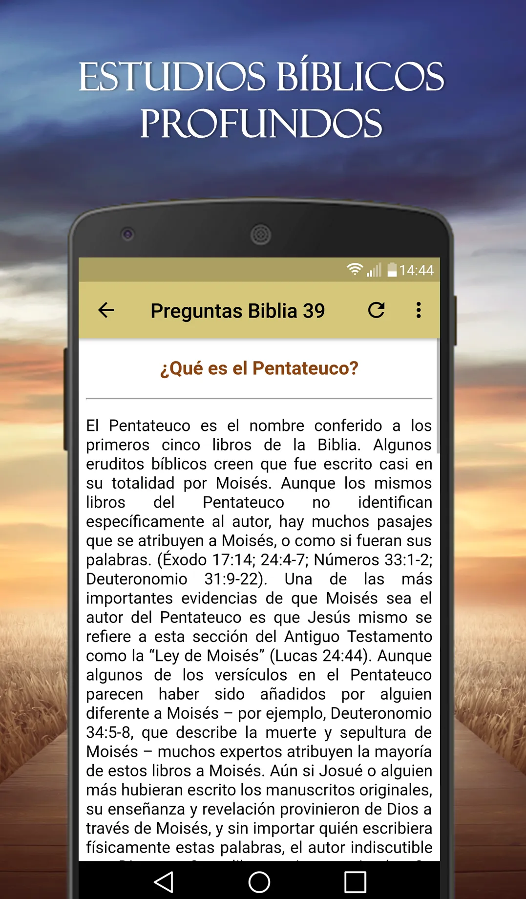 Estudios Bíblicos Profundos | Indus Appstore | Screenshot