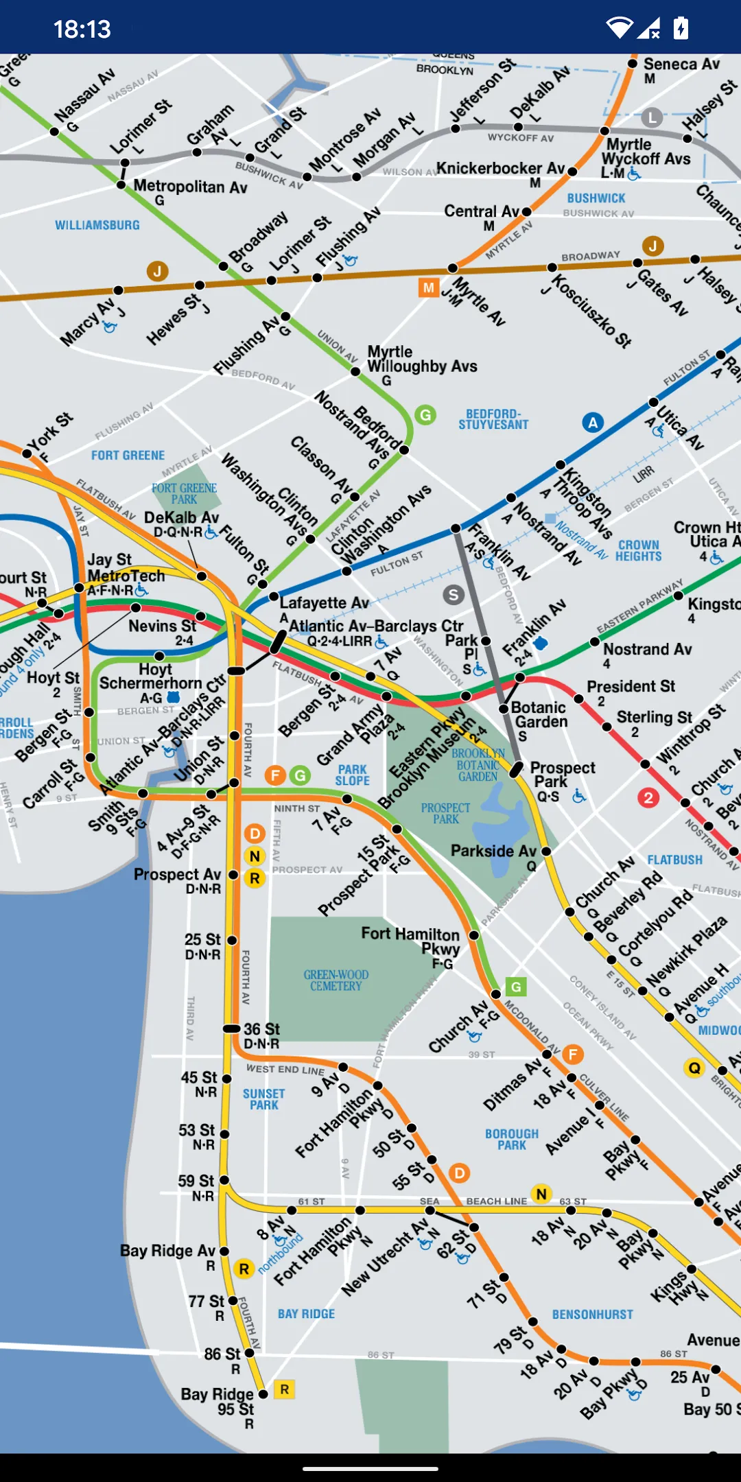 Map of NYC Subway - MTA | Indus Appstore | Screenshot