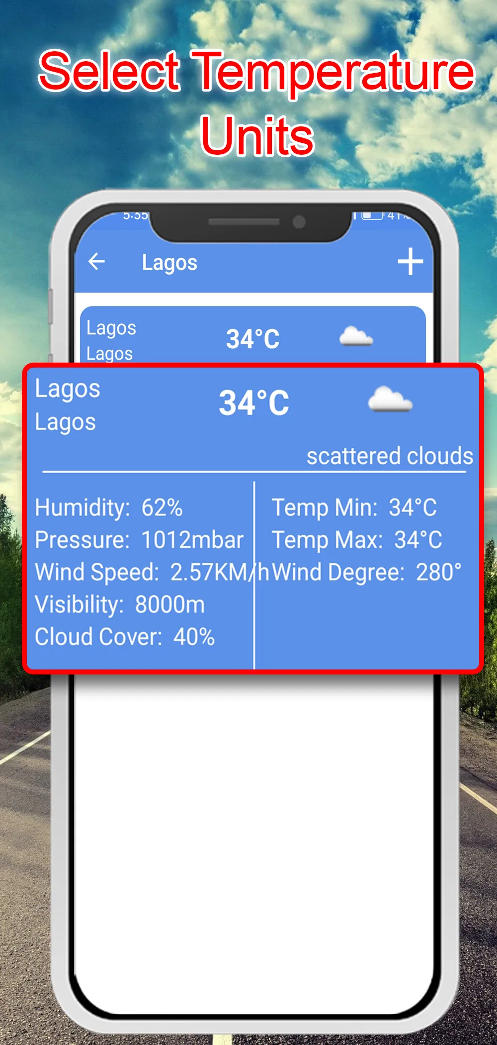 Daily Nigeria Weather Forecast | Indus Appstore | Screenshot