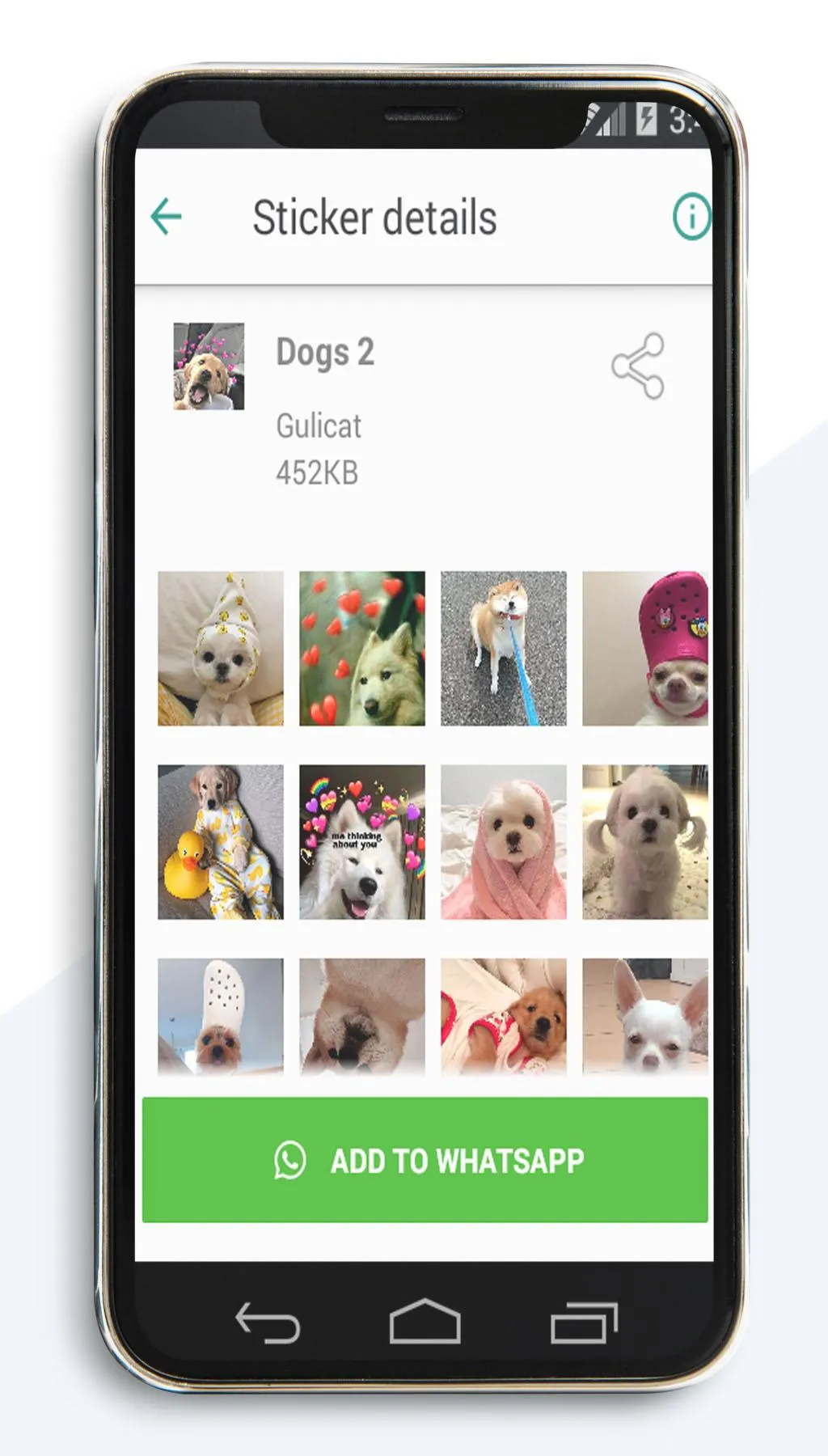 Animal Stickers: Dogs, Cats | Indus Appstore | Screenshot