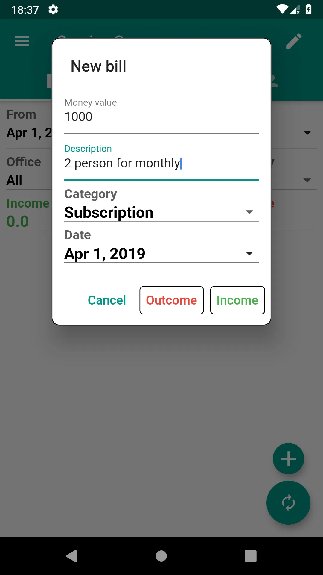 Finance Manager | Indus Appstore | Screenshot