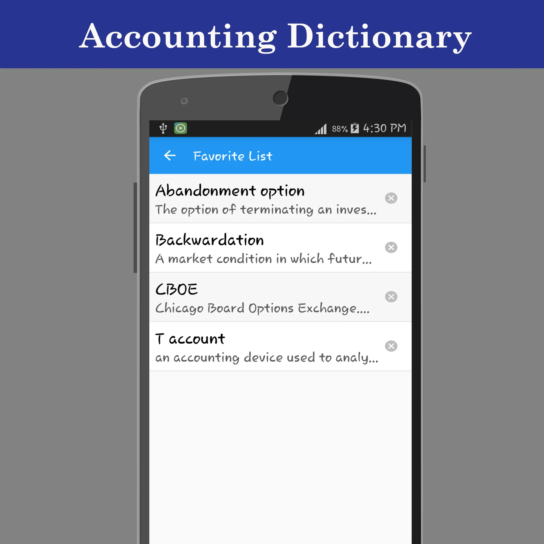 Accounting Dictionary | Indus Appstore | Screenshot