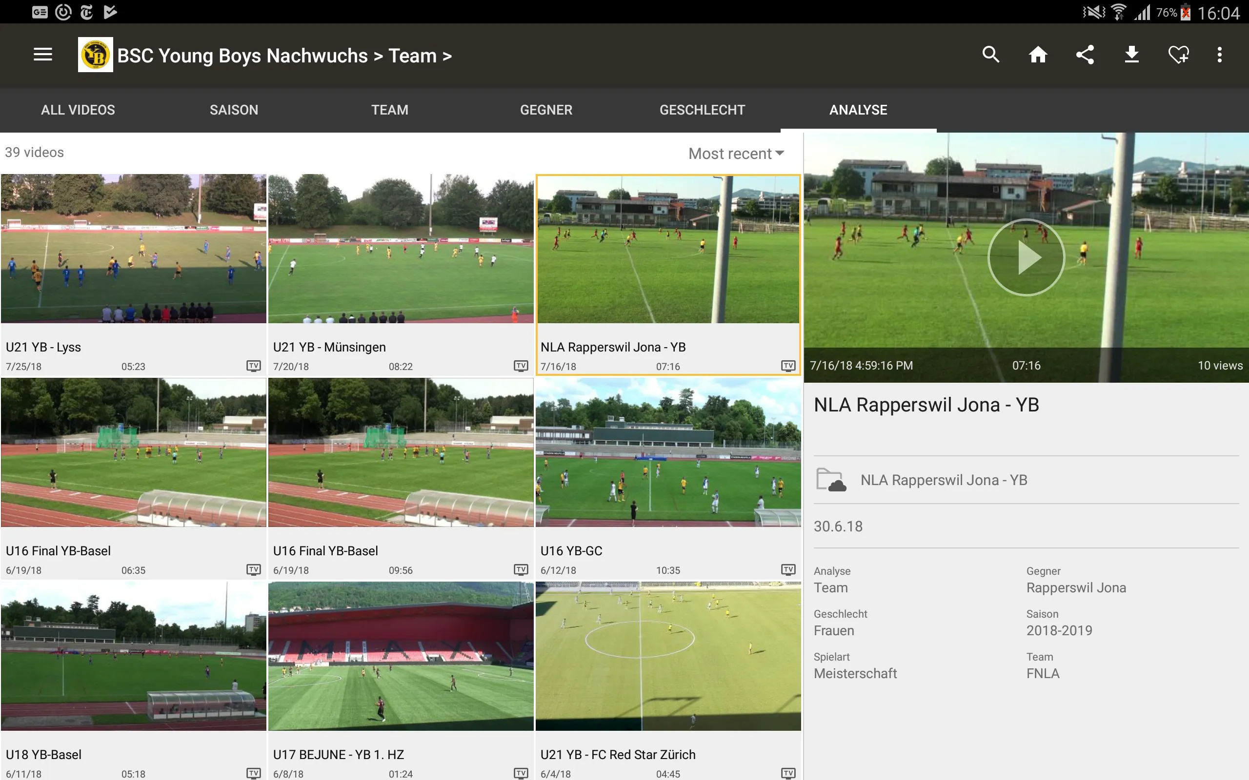 BSCYB Video Analysis | Indus Appstore | Screenshot