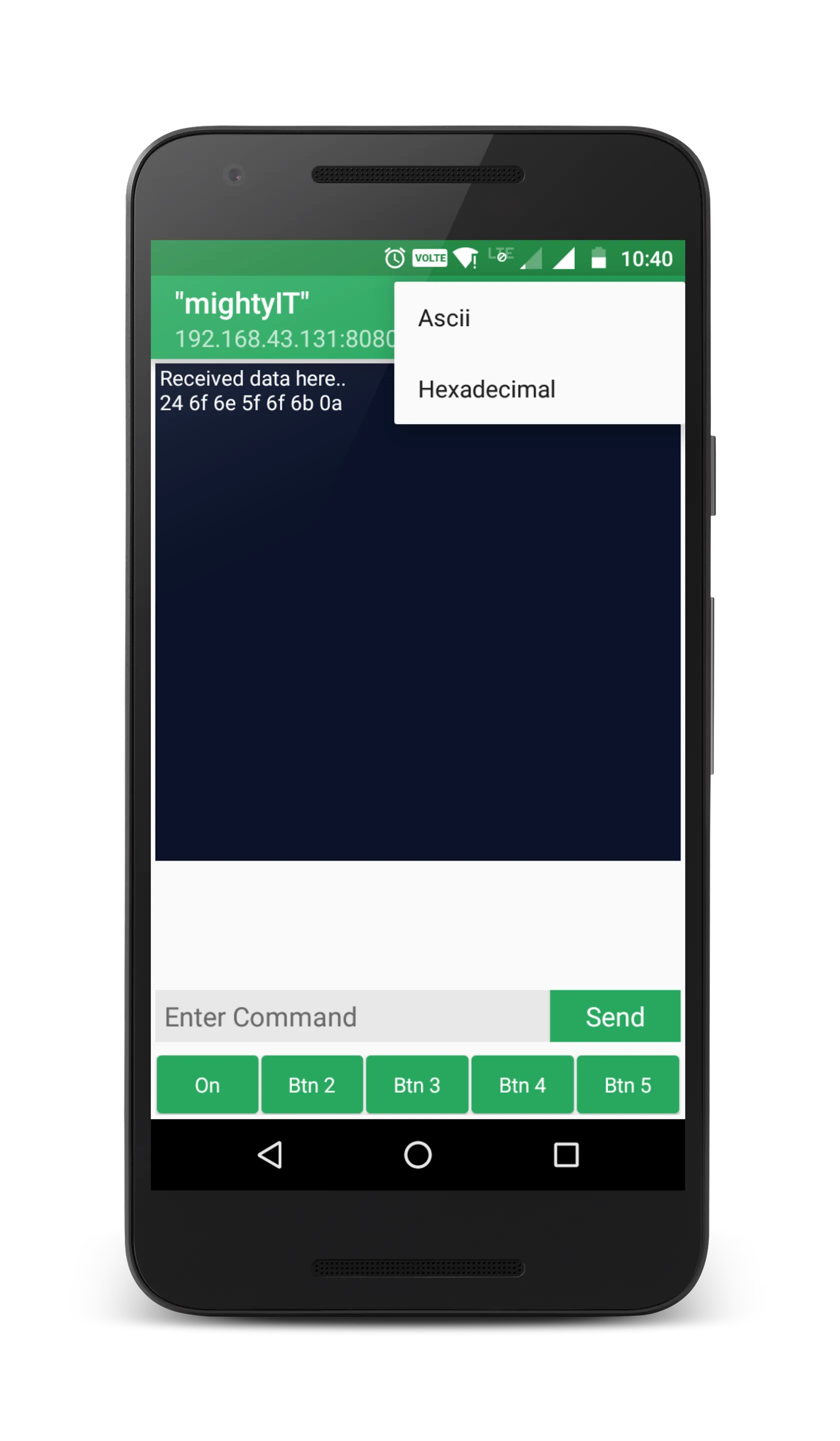 TCP Server | Indus Appstore | Screenshot