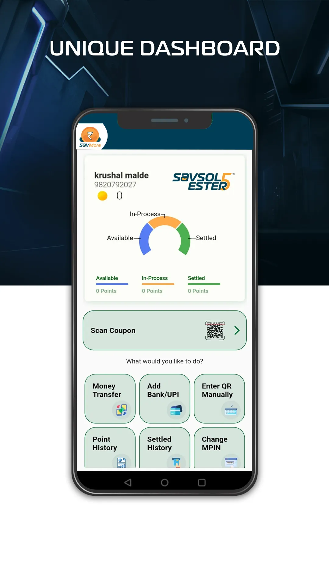 SAVSOL SAVMore Coupon QR Scan | Indus Appstore | Screenshot