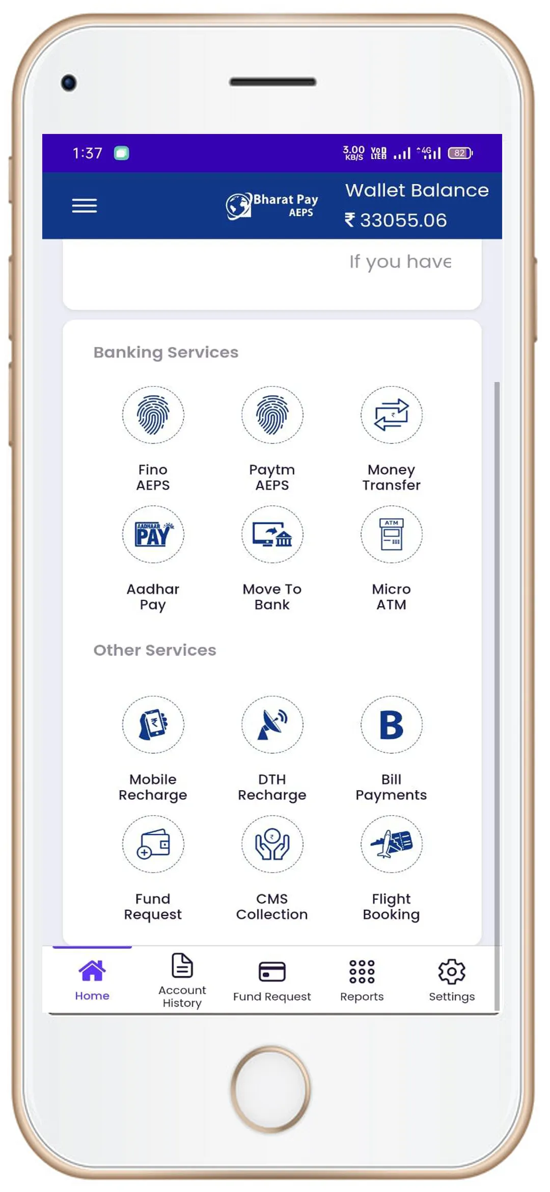 Bharat Pay AEPS | M-ATM | DMT | Indus Appstore | Screenshot