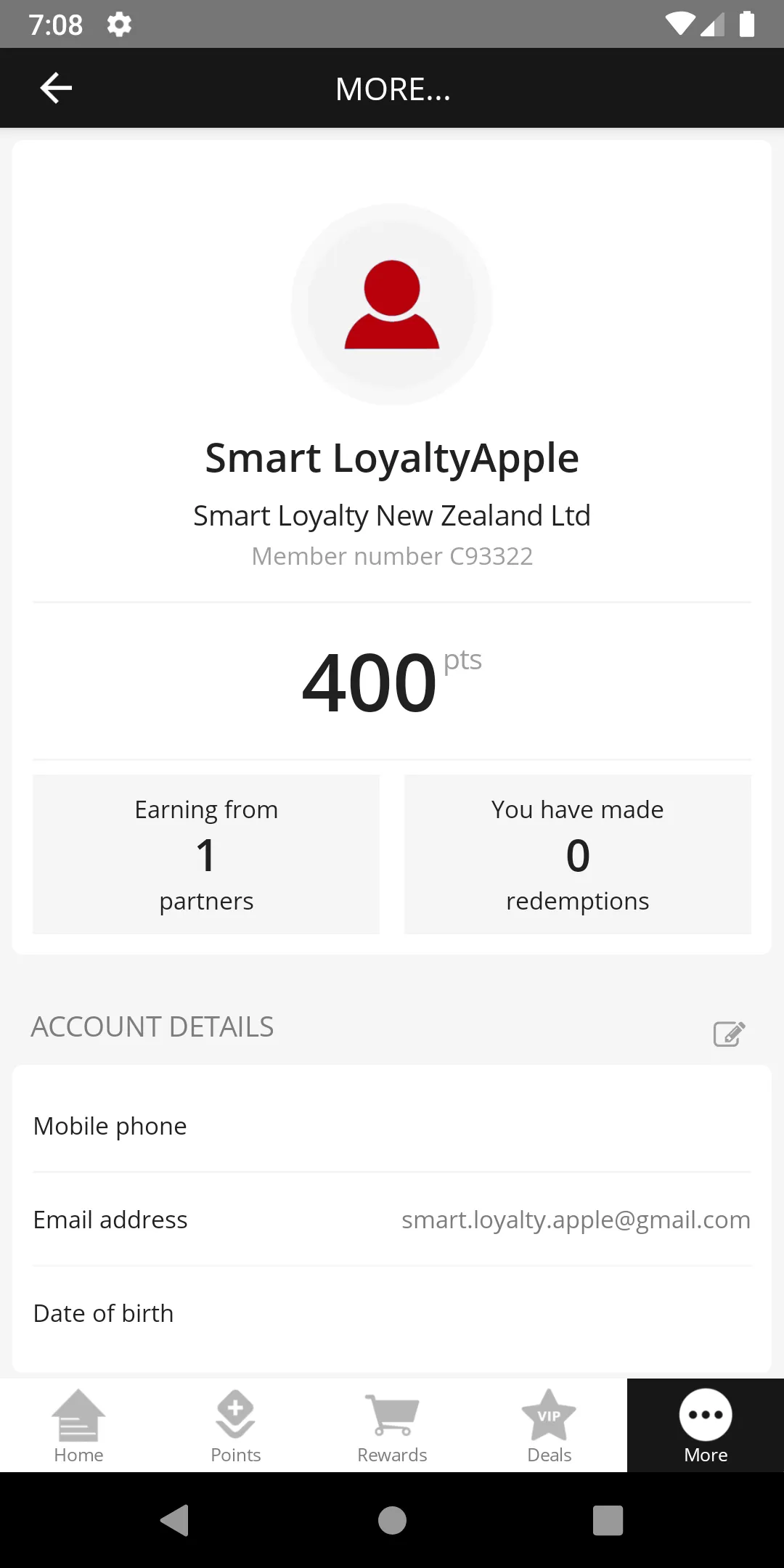 Fuso Performance Rewards NZ | Indus Appstore | Screenshot