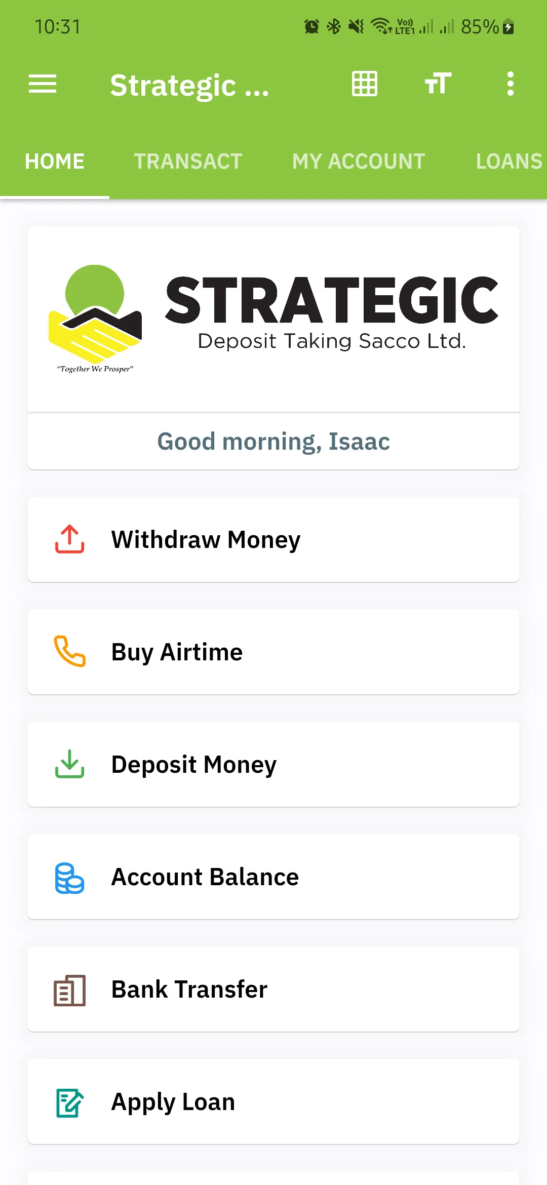 Strategic M-Cash | Indus Appstore | Screenshot