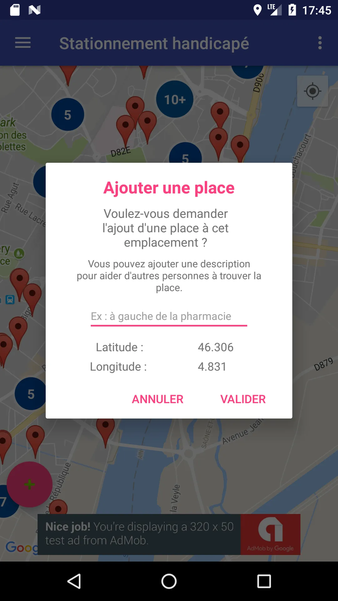 Stationnement Handicapé | Indus Appstore | Screenshot