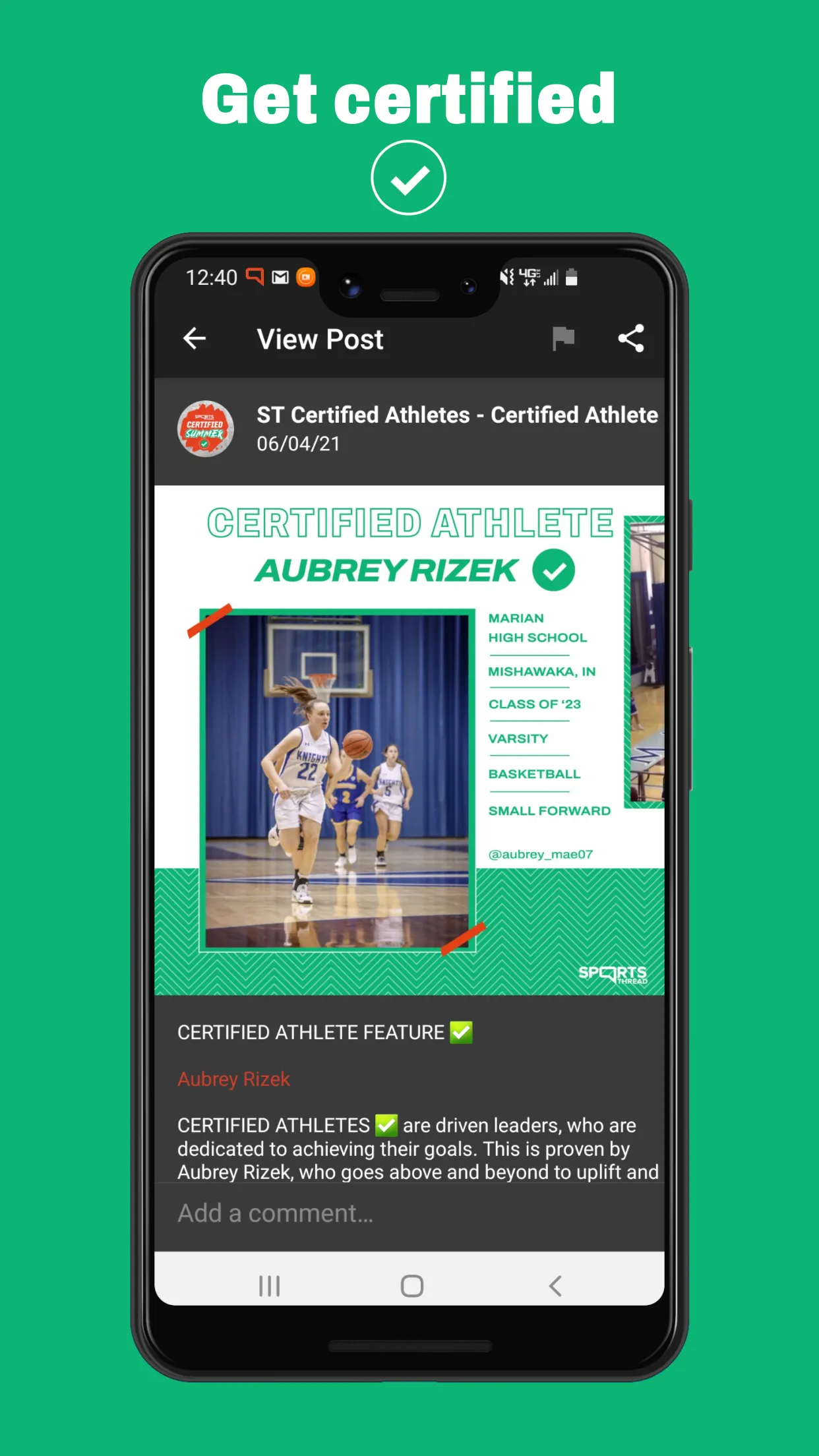 Sports Thread | Indus Appstore | Screenshot