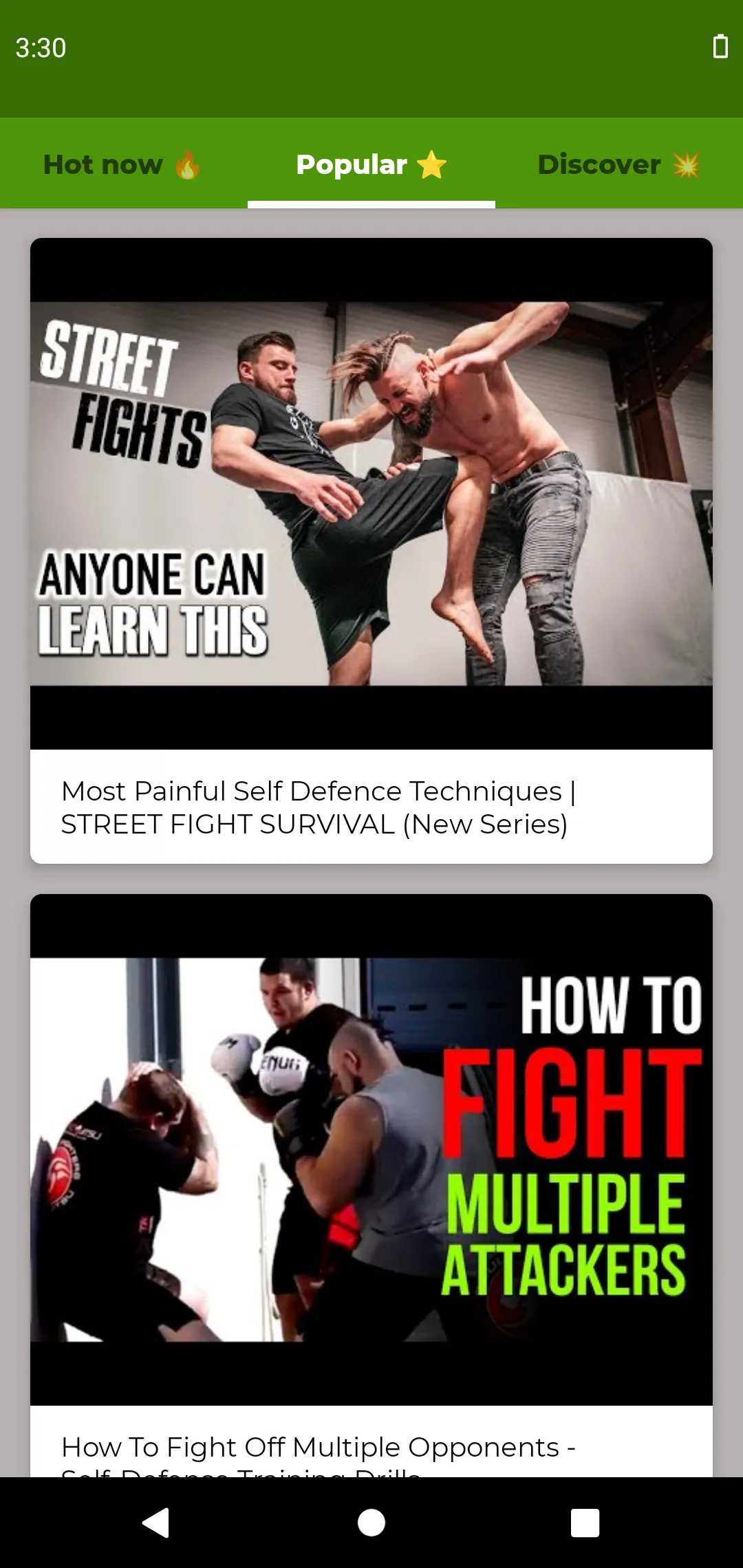 Self defense training Guide | Indus Appstore | Screenshot