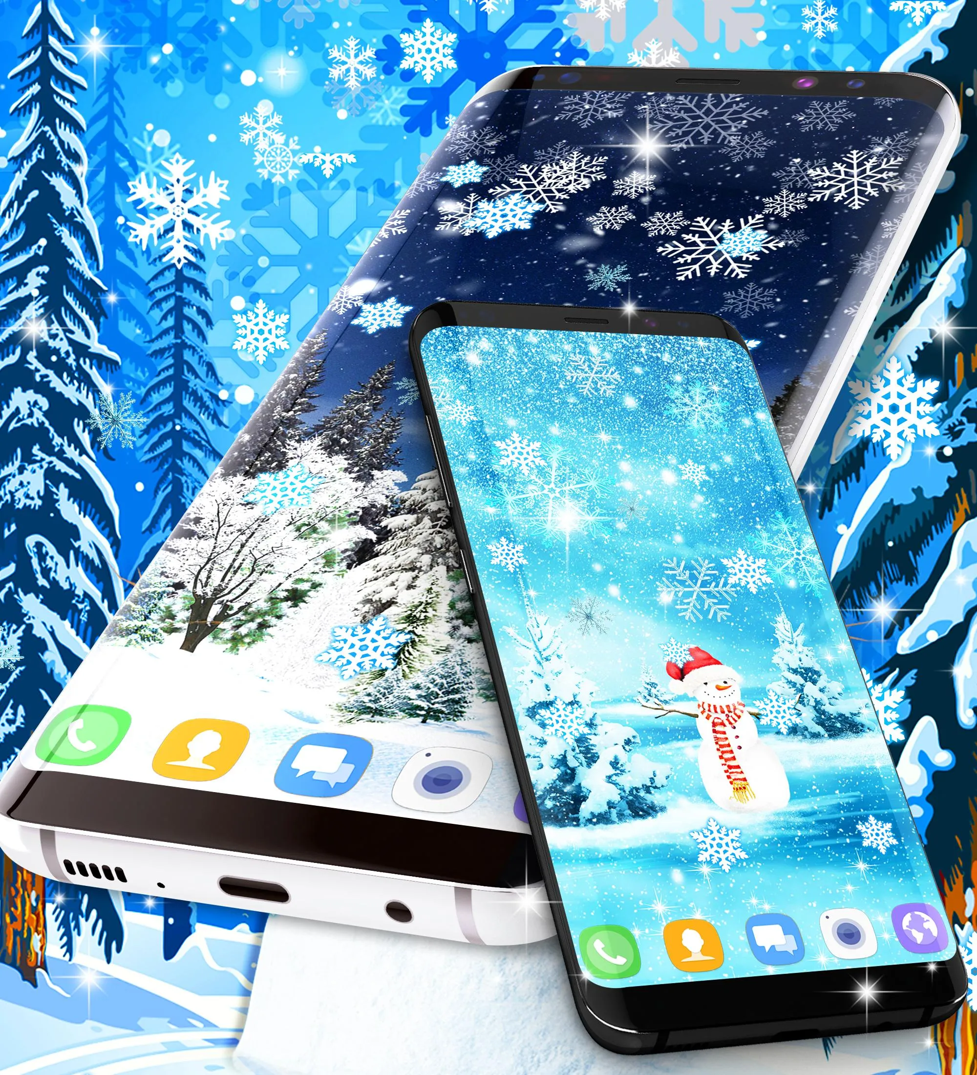 Snow winter live wallpaper | Indus Appstore | Screenshot