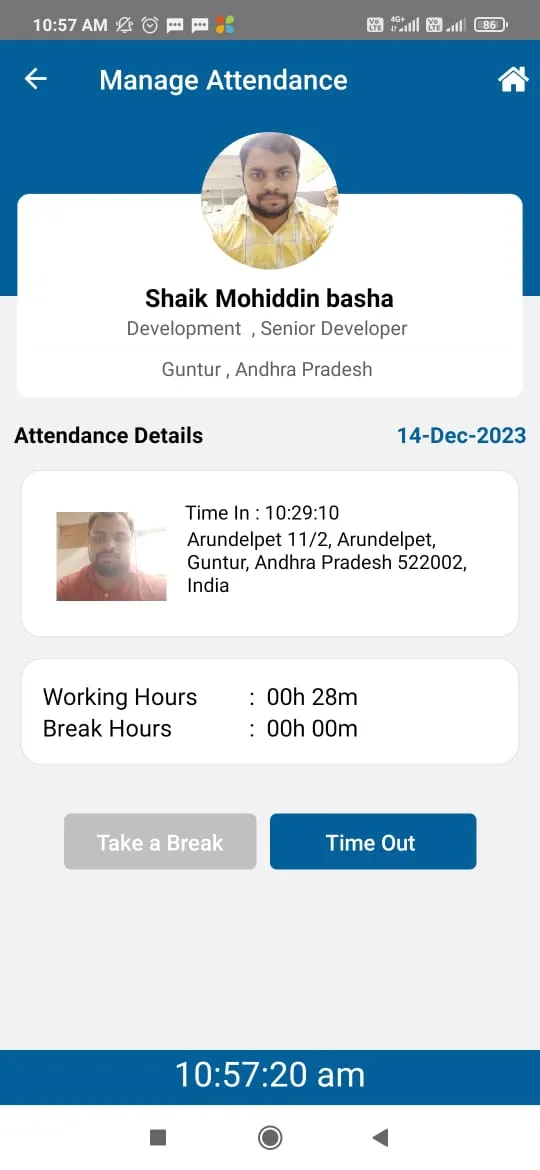 GeoAttendance - Staff Tracking | Indus Appstore | Screenshot