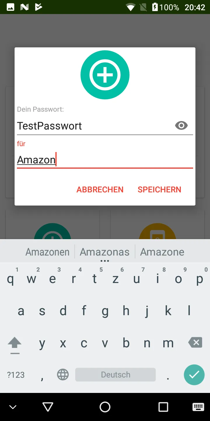 Passwort Manager verwalten | Indus Appstore | Screenshot