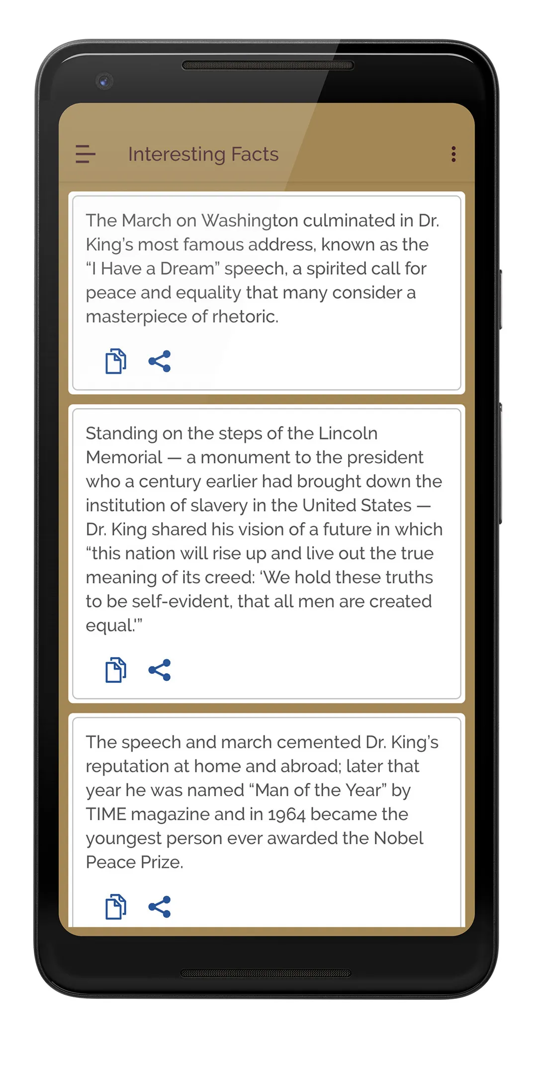 Martin Luther King Quotes - In | Indus Appstore | Screenshot