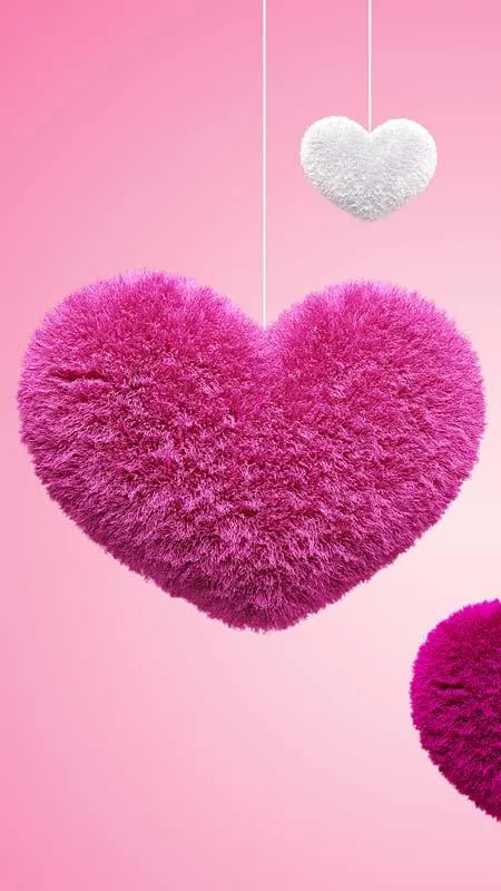 Fluffy Hearts Live Wallpaper | Indus Appstore | Screenshot