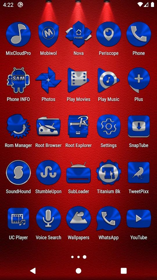 Blue Icon Pack | Indus Appstore | Screenshot