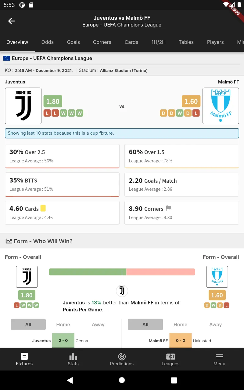 FootyStats - Soccer Stats | Indus Appstore | Screenshot