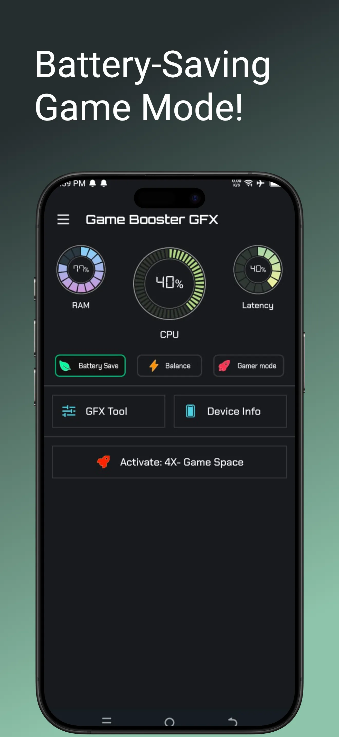 Game Booster GFX 4x | Indus Appstore | Screenshot