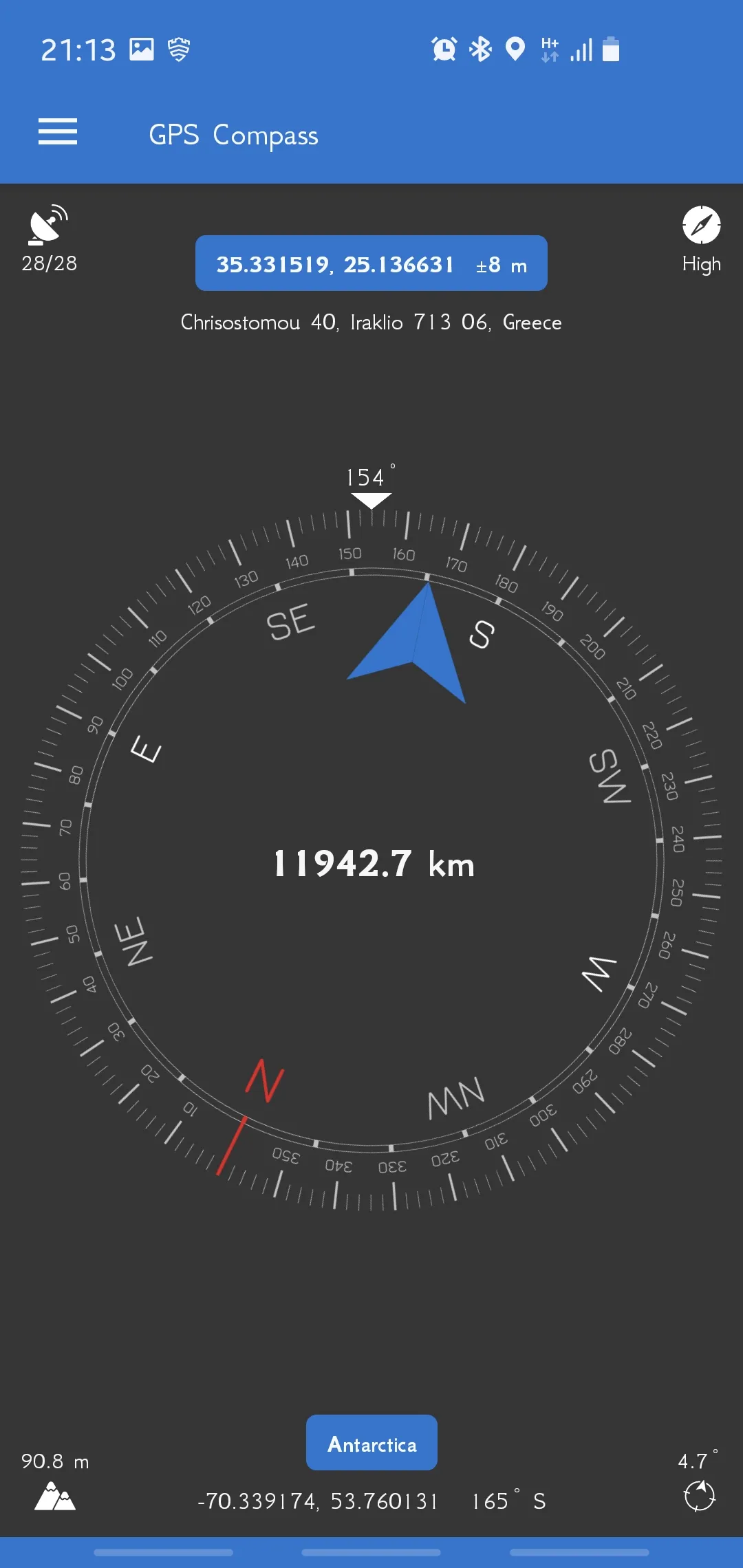 GPS Compass | Indus Appstore | Screenshot