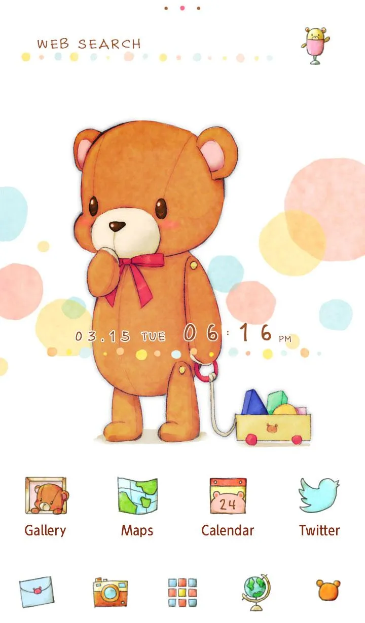 Teddy Bear Blocks Wallpaper | Indus Appstore | Screenshot