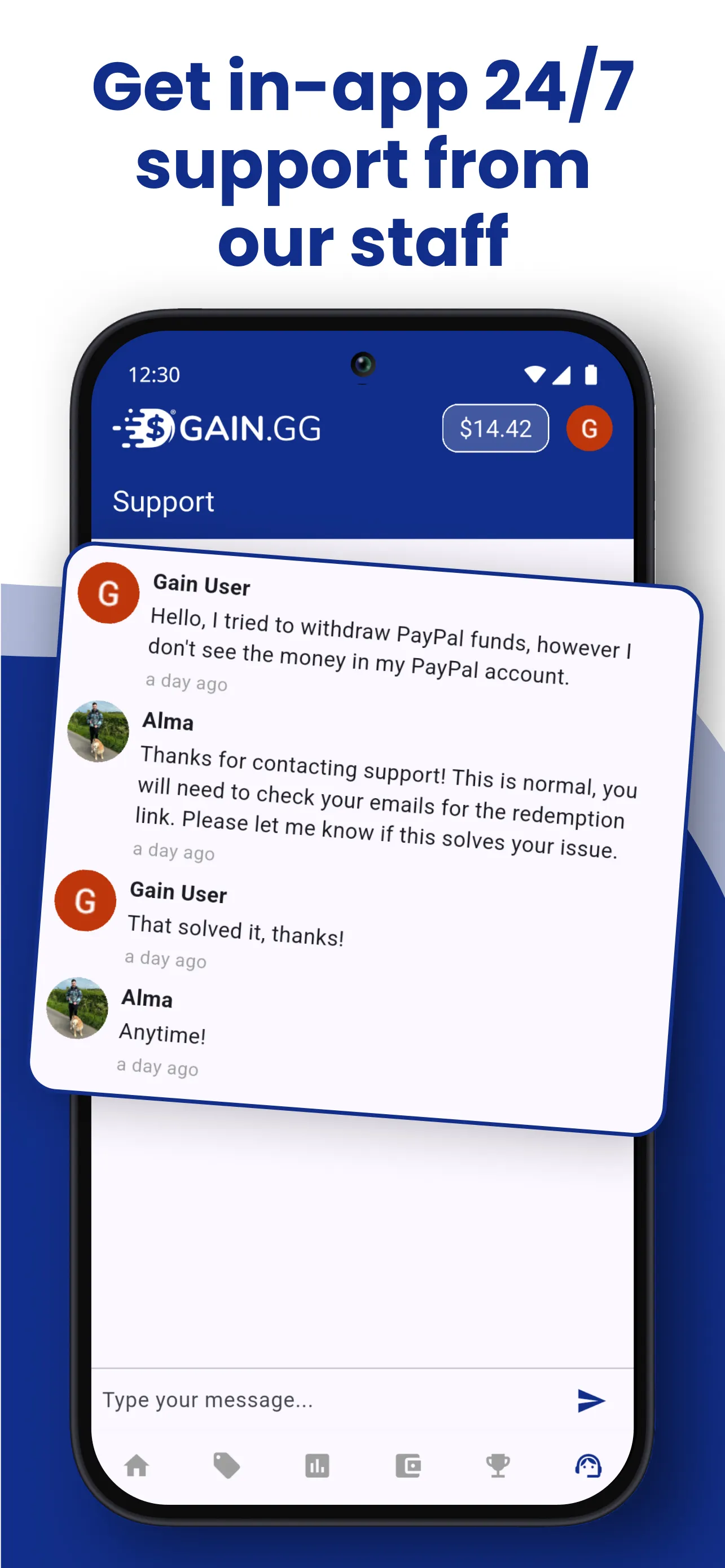 GAIN.GG – Earn Cash | Indus Appstore | Screenshot
