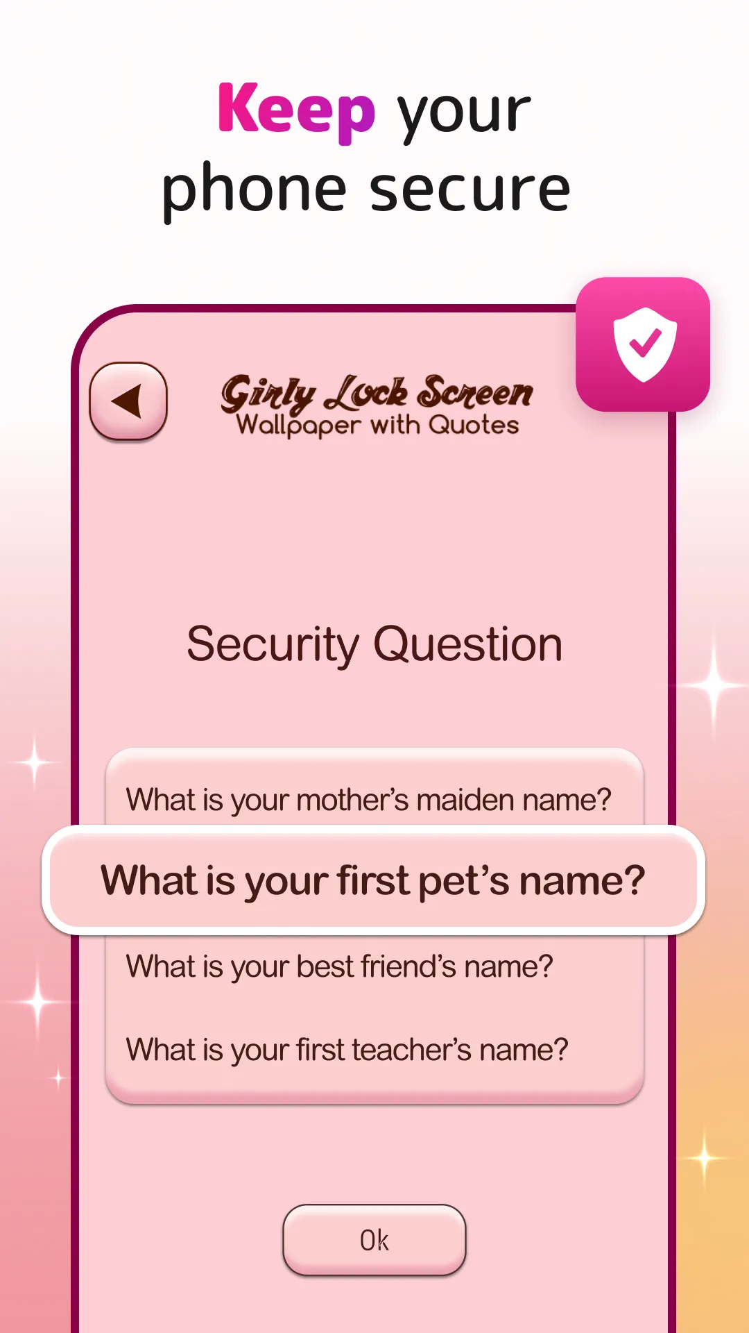 Cute Lock Screen & Wallpapers | Indus Appstore | Screenshot