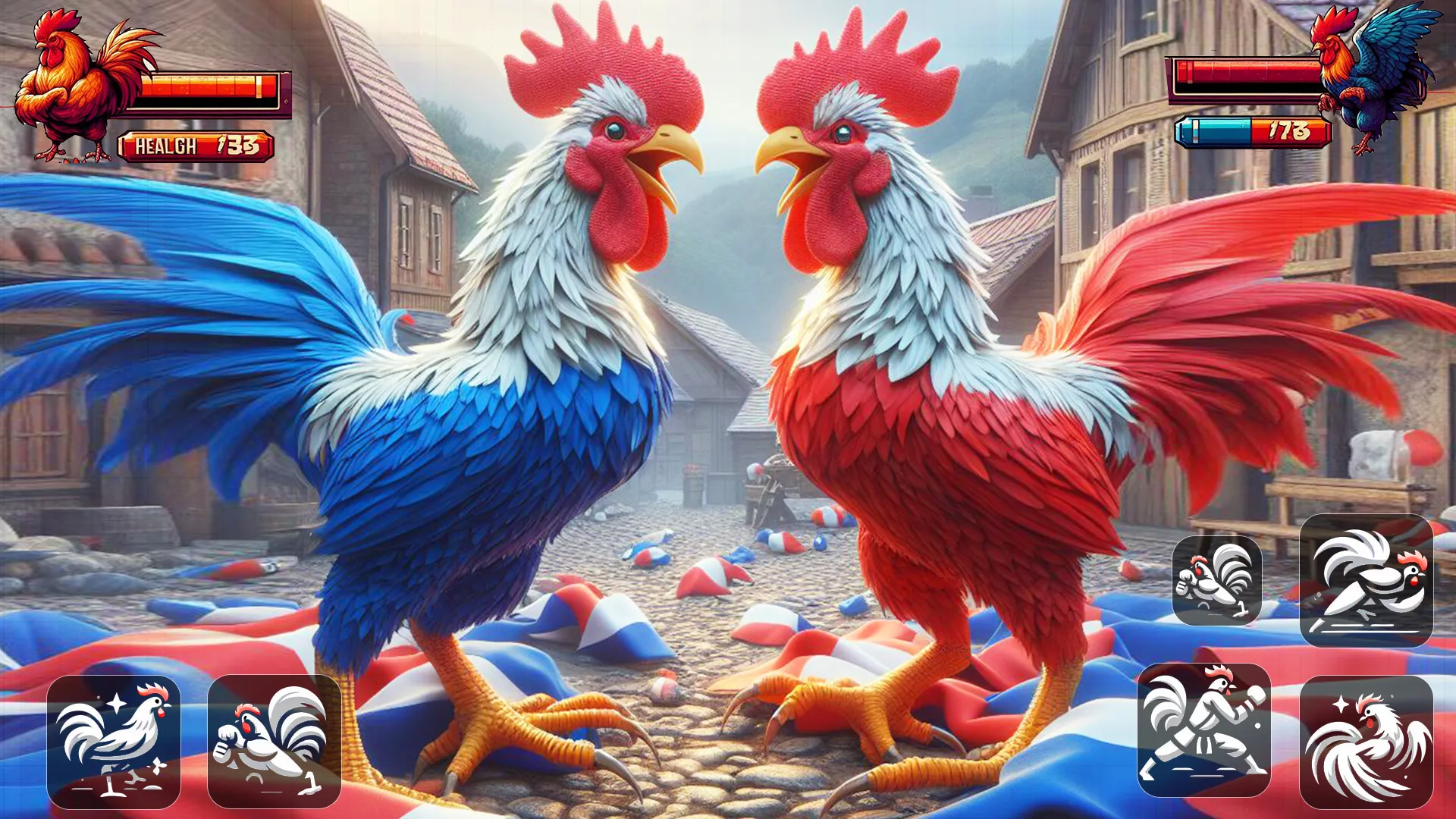 Street Rooster Fight Kung Fu | Indus Appstore | Screenshot