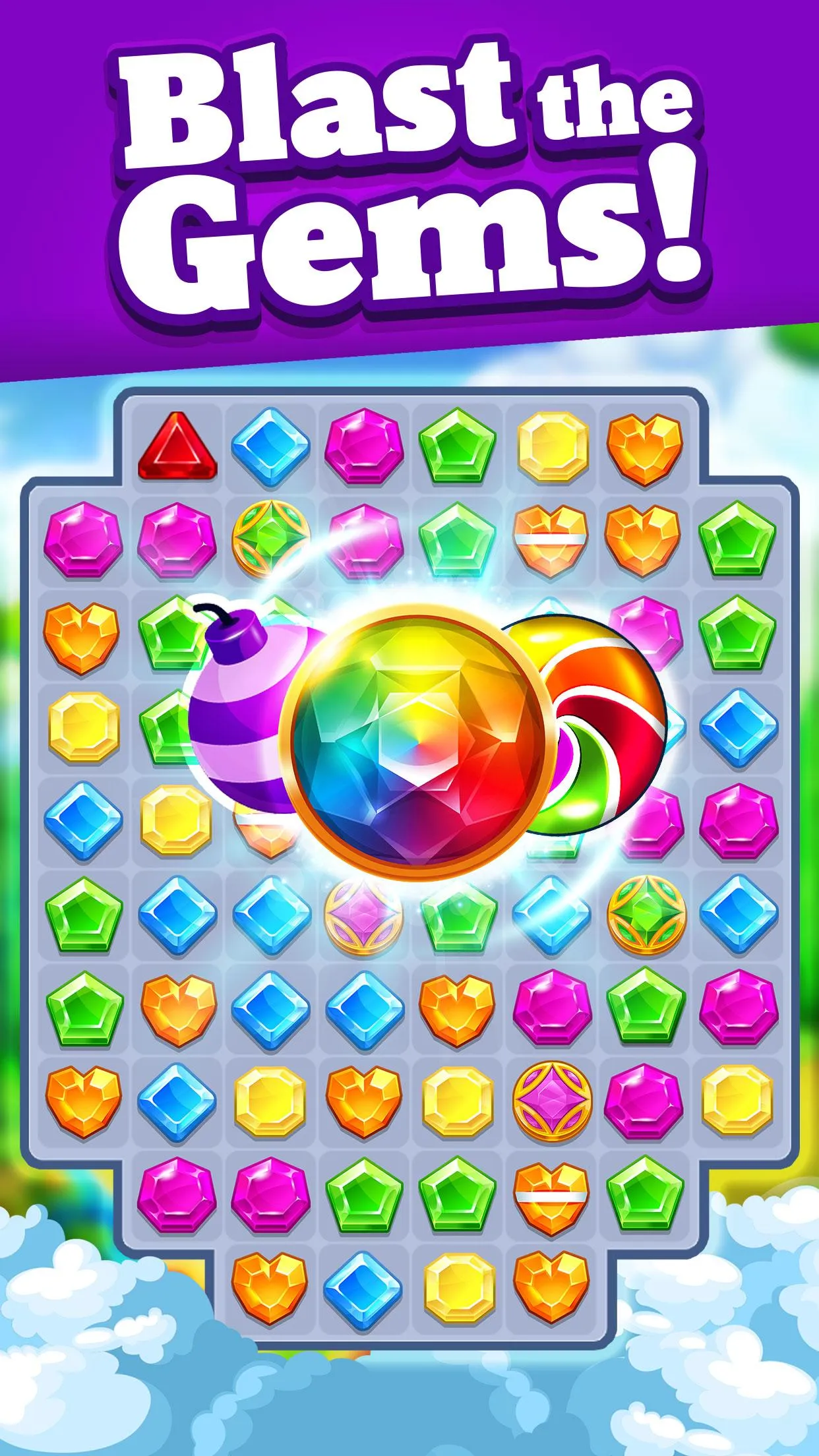 Gem & Jewel Blast Match 3 Game | Indus Appstore | Screenshot