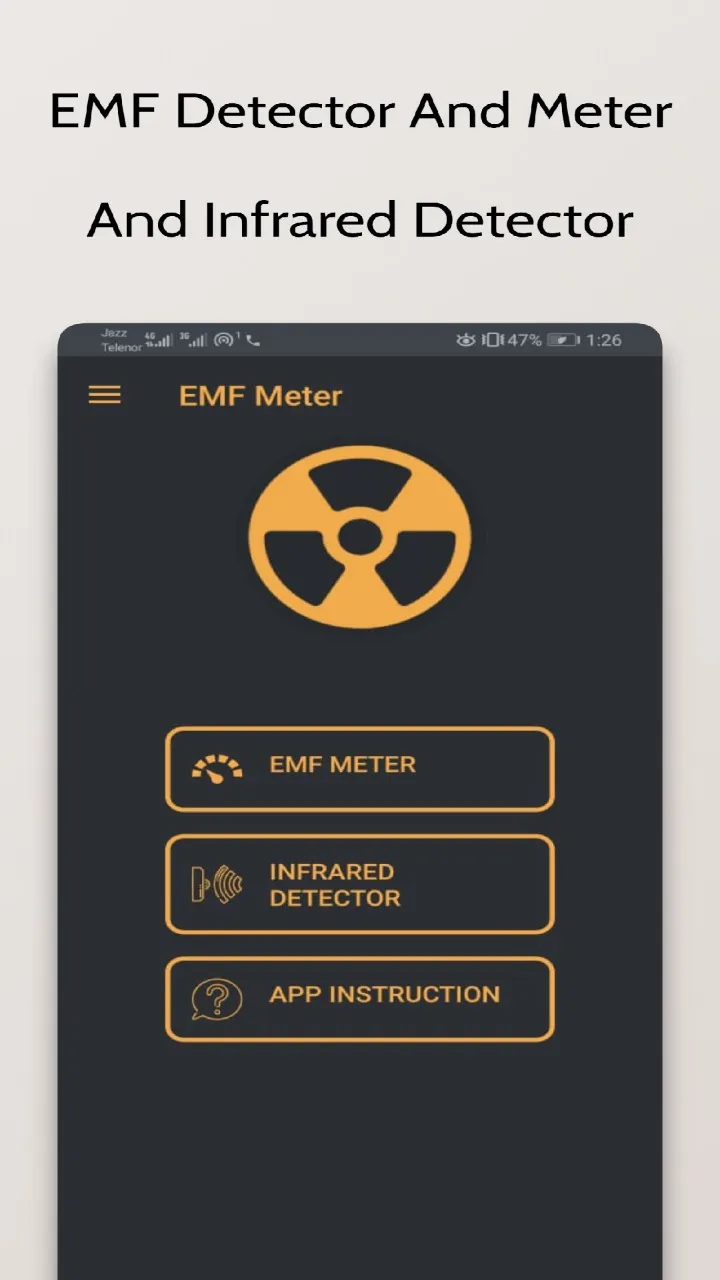 Radiation Detector – EMF meter | Indus Appstore | Screenshot