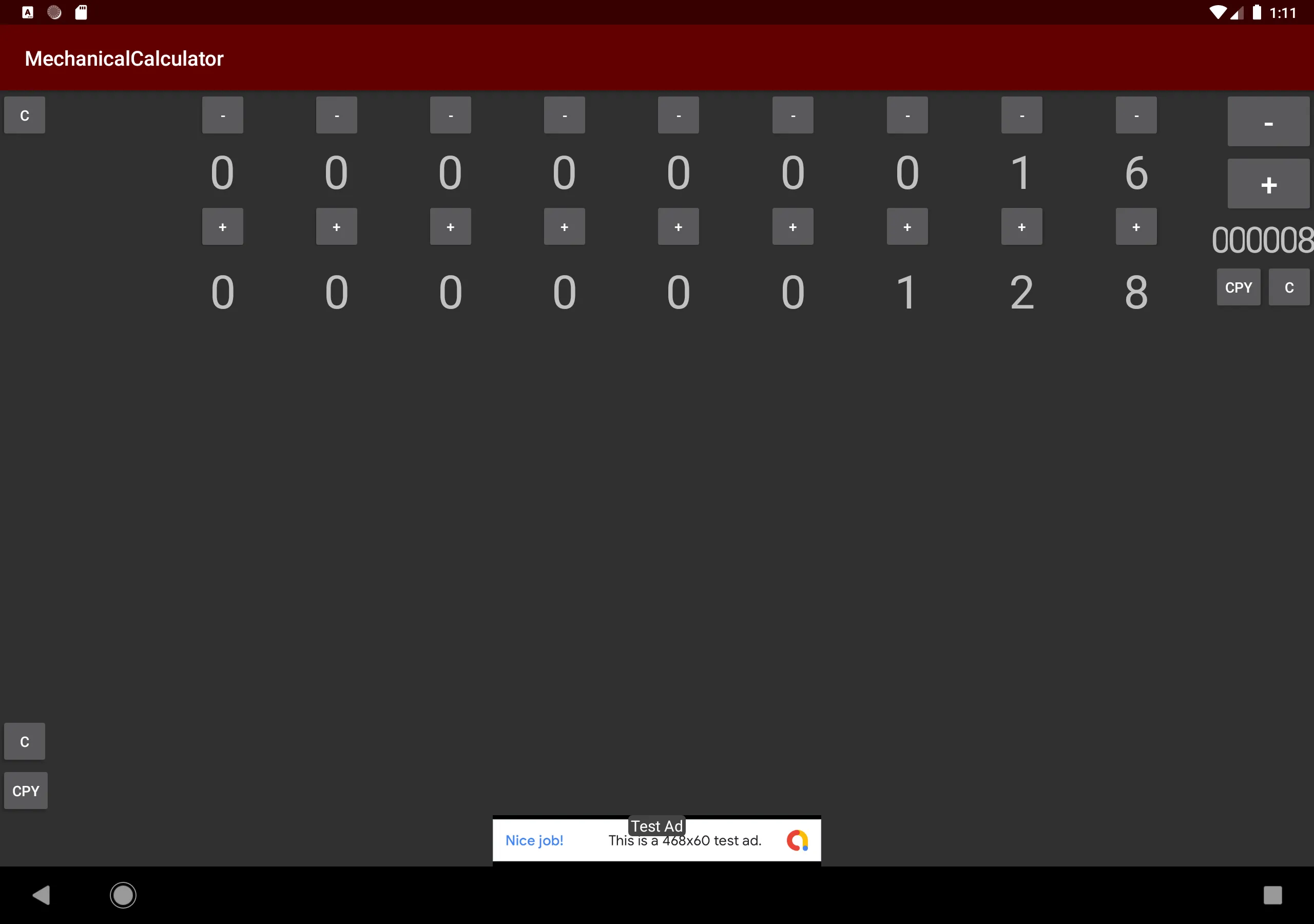 Mechanical Calculator | Indus Appstore | Screenshot