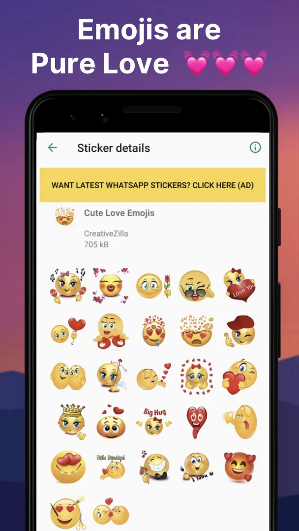 3D Emoji Stickers for WhatsApp | Indus Appstore | Screenshot