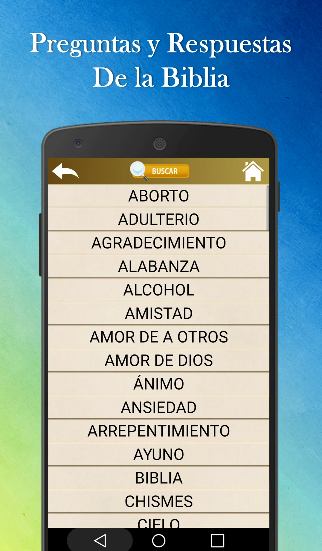 Preguntas y respuestas Biblia | Indus Appstore | Screenshot