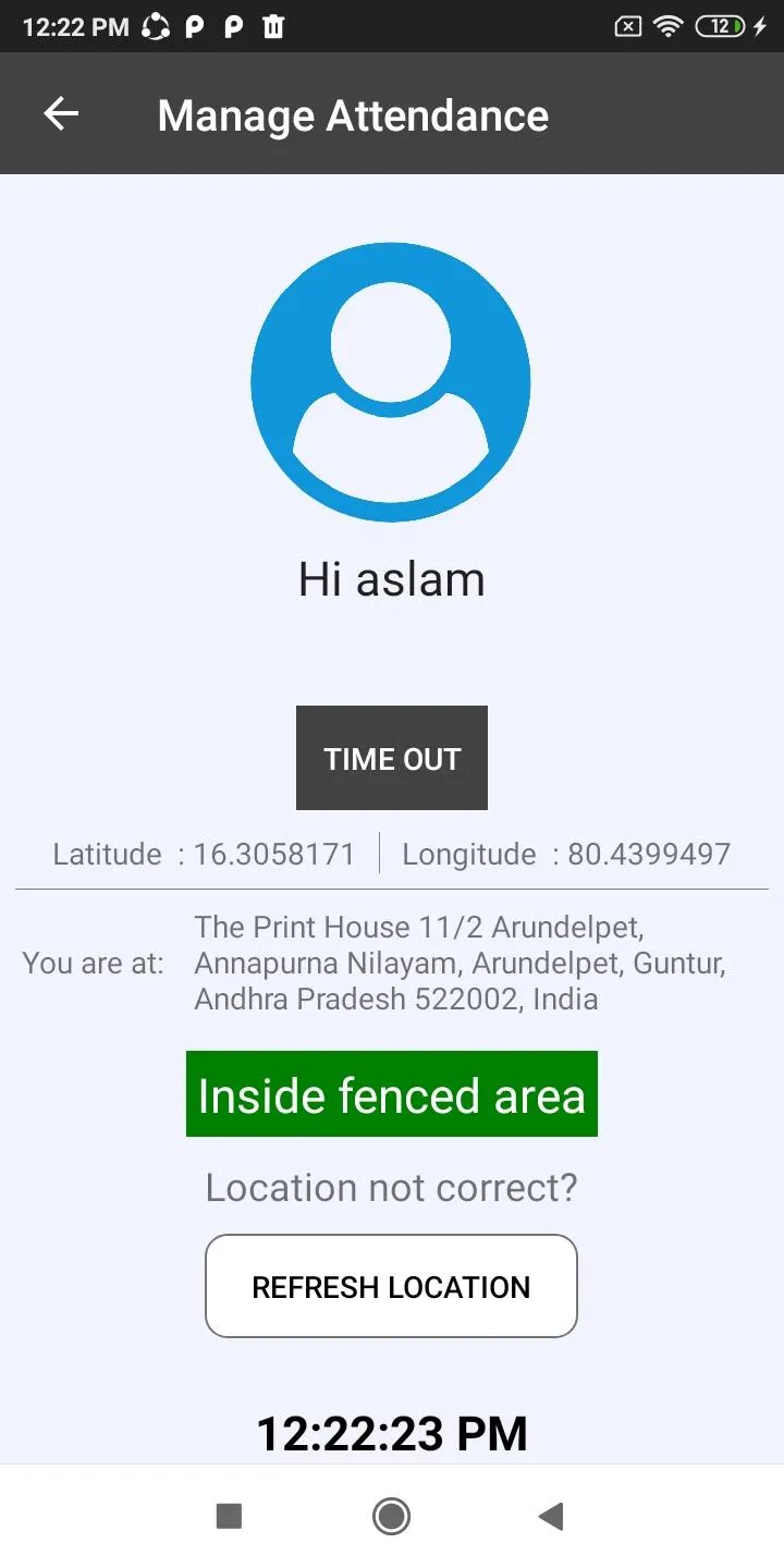 Jangaon Attendance | Indus Appstore | Screenshot