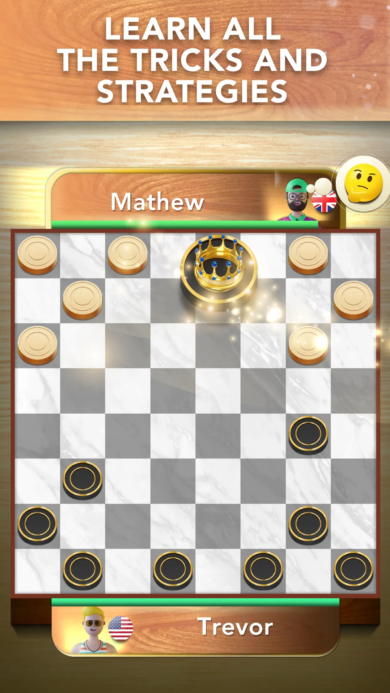 Checkers Online & Offline Game | Indus Appstore | Screenshot