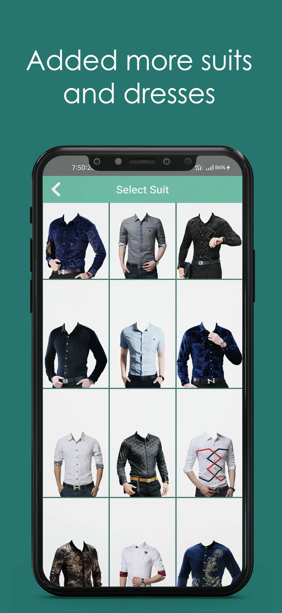 Fancy Shirt Photo Suit | Indus Appstore | Screenshot