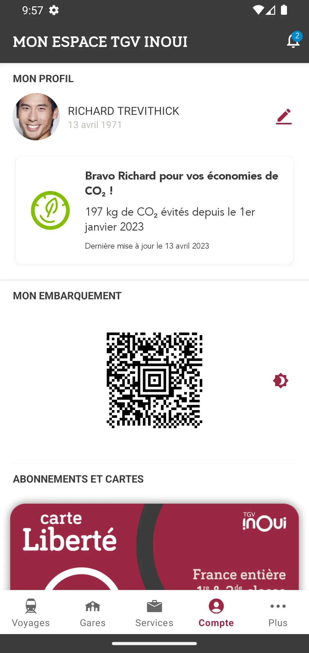 TGV INOUI PRO | Indus Appstore | Screenshot