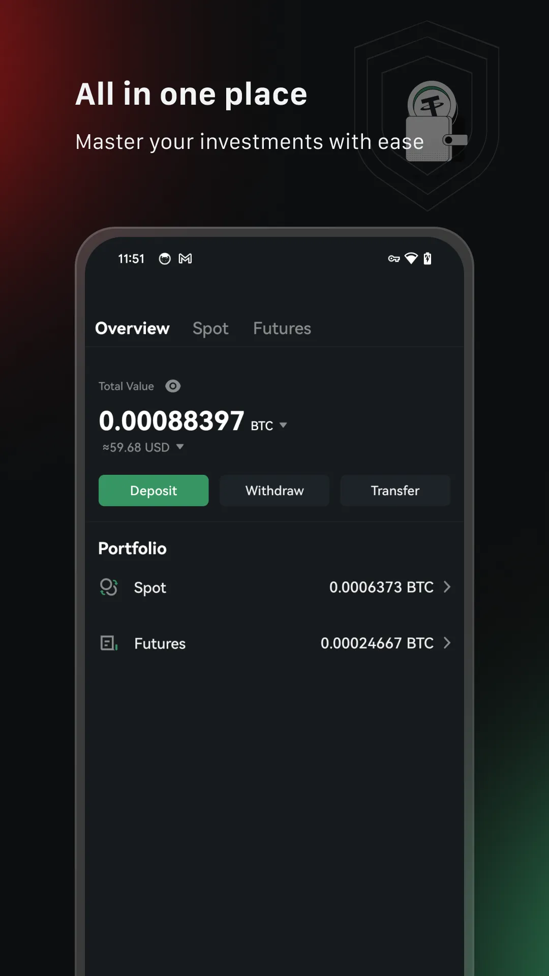 Ourbit: Buy Bitcoin & Crypto | Indus Appstore | Screenshot