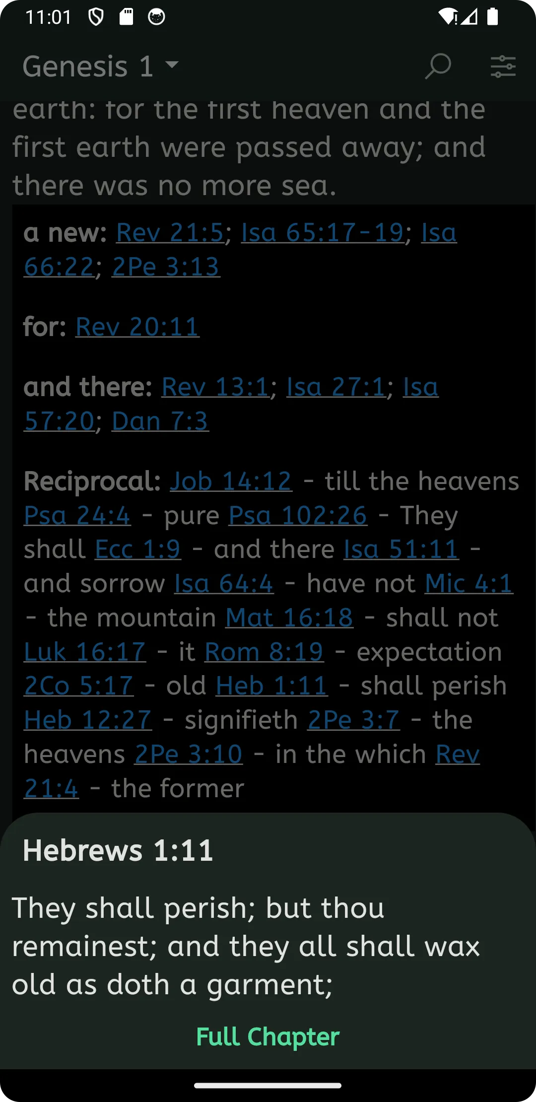 Cross Reference Bible Offline | Indus Appstore | Screenshot