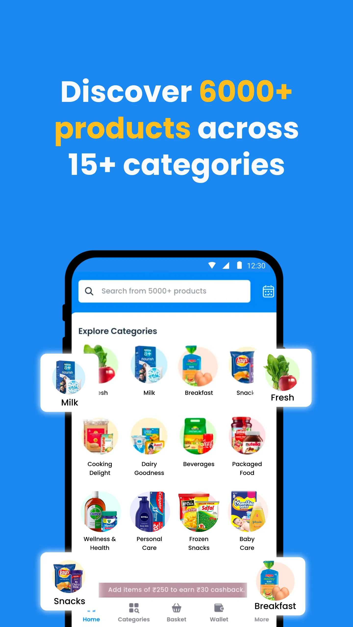 Milkbasket: Grocery Delivery | Indus Appstore | Screenshot